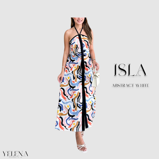 Isla Halter Maxi Dress