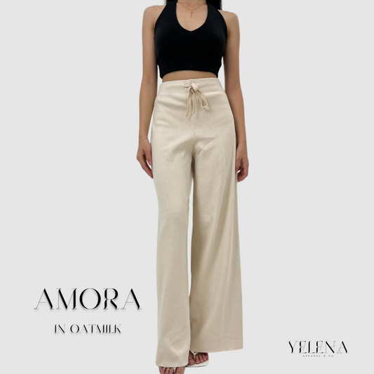 Amora Knitted Rib Pants