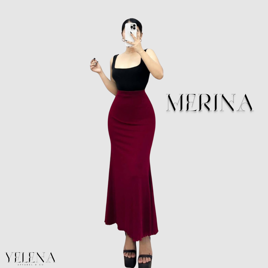 Merina Mermaid Maxi Skirt