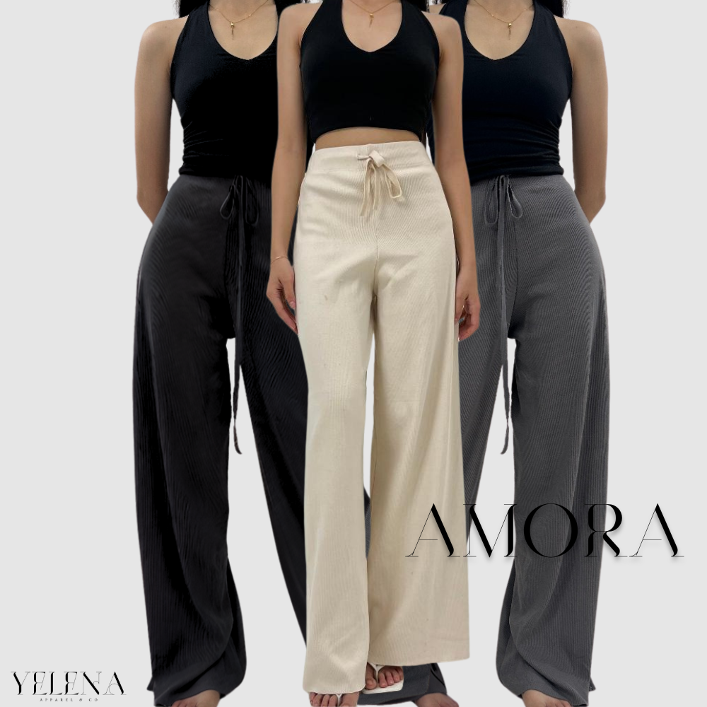 Bundle of 3 - Amora Knitted Rib Pants (Limited time offer)